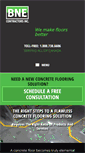 Mobile Screenshot of bnecontractors.com
